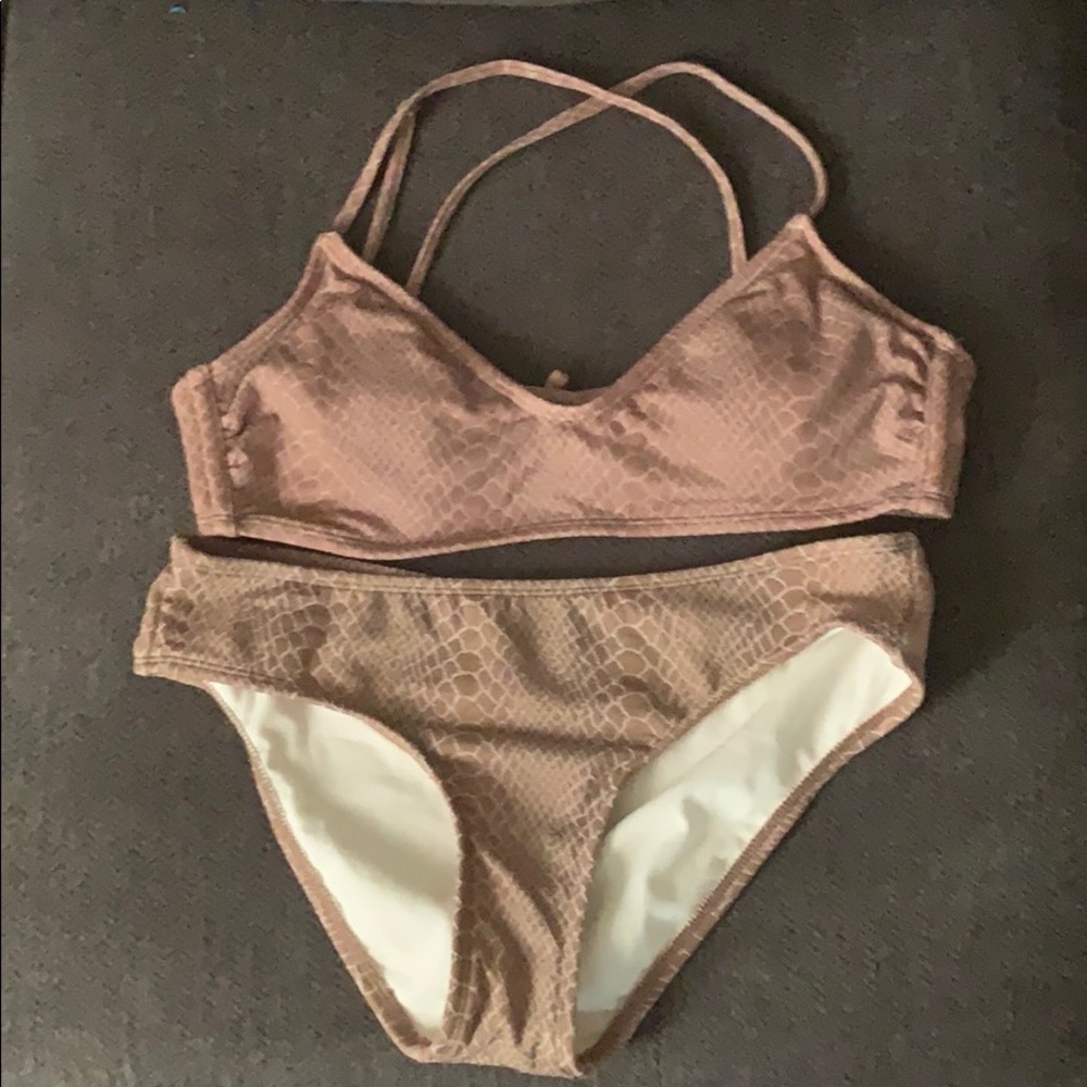Brown bikini set